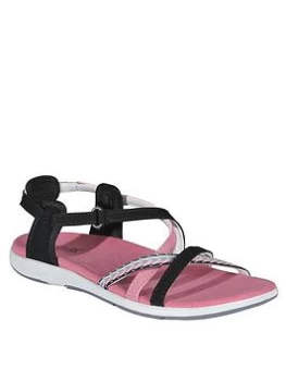 Image of Regatta Santa Roma Sandals - Black/Pink, Size 6, Women