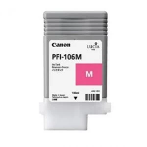 Image of Canon PFI106 Magenta Ink Cartridge