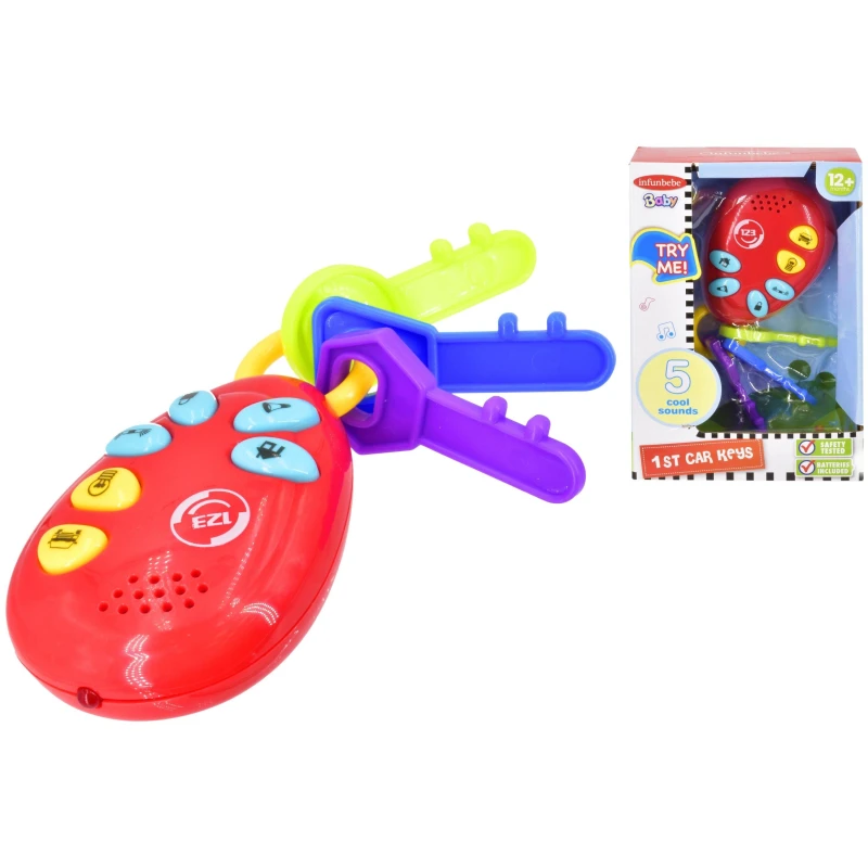 Image of Infunbebe My First Car Keys Red