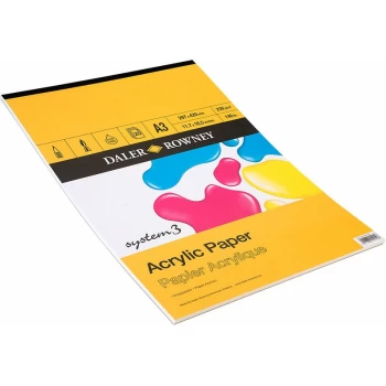 Image of System 3 Acrylic Pad A3 20 Sheets - Daler Rowney