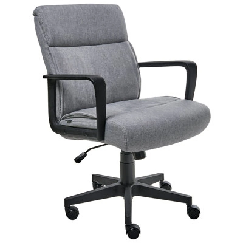 Image of Beliani Office Chair Byron Fabric Grey