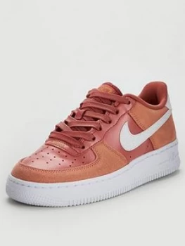 Image of Nike Air Force 1 Lv8 Junior Trainers - Pink/White