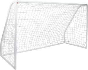 Image of Charles Bentley 12ft X 6ft Plastic Portable Football Goal Inc Net