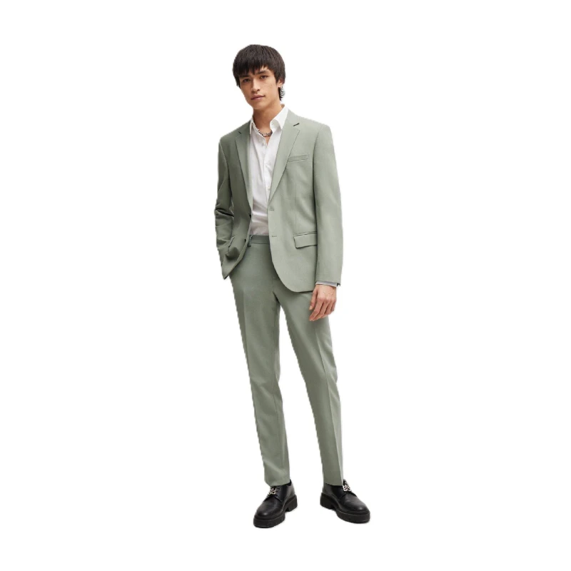 Image of Boss Mens Henry/Getlin232x Suit Pastel Green male 36 (46)