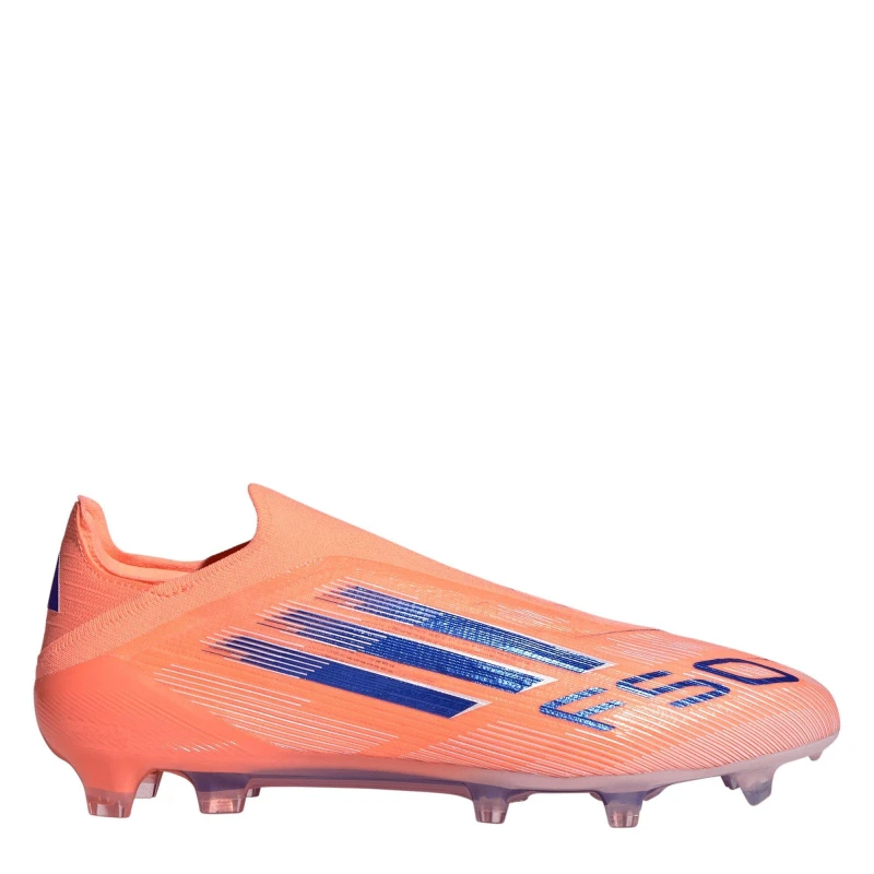 Image of adidas F50 Elite Laceless Adults Firm Ground Football Boots Orange/Blue male 10 (44.7)