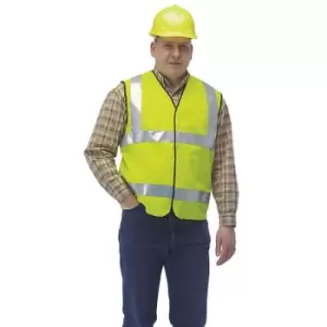 Image of Grafters Hi-Visibility Waistcoat (M) (Fluorescent Yellow) - Fluorescent Yellow