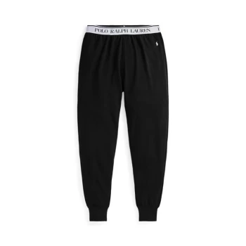 Image of Polo Ralph Lauren Logo Band Jogging Pants - Black