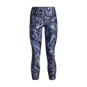 Image of Under Armour Armour HeatGear Armour AOP Ankle Leggings Womens - Grey