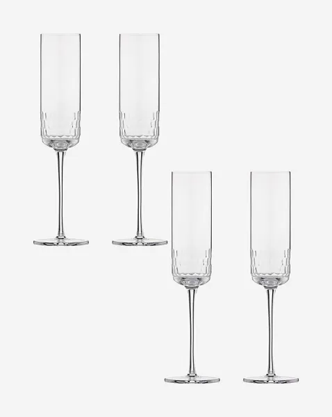 Image of Ravenhead Pisa Set of 4 Champagne Flutes