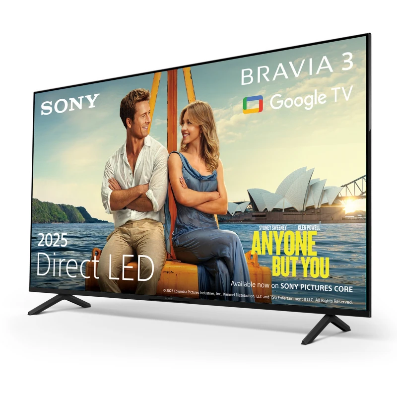 Image of Sony BRAVIA K85S38BP 85 Smart 4K Ultra HD LED TV HDR Dolby Vision & Google TV K85S38BP Black