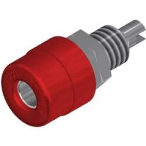 Image of Jack socket Socket vertical vertical Pin diameter 4mm Red SKS