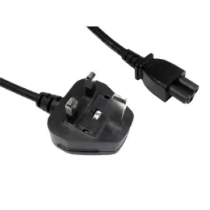 Image of Cables Direct UK - C5 3m Black C5 coupler