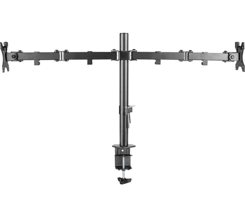 Image of TTAP TTD101-M2 Dual Tilt & Swivel Monitor Mount - Black 5060526640918