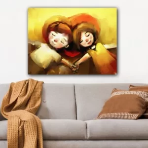 Image of 339735311_70100 Multicolor Decorative Canvas Painting
