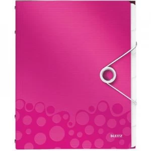 Image of Leitz WOW 4633 4633-00-23 Organiser Pink A4 No. of compartments: 6