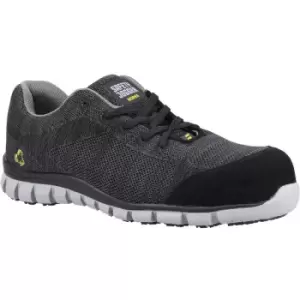 Image of Mens Morris Safety Trainers (7.5 uk) (Black) - Safety Jogger