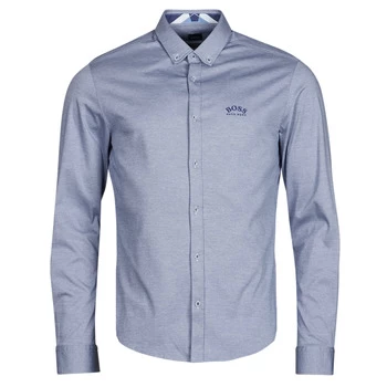 Image of Hugo Boss Biado Oxford Shirt Bright Blue Size S Men