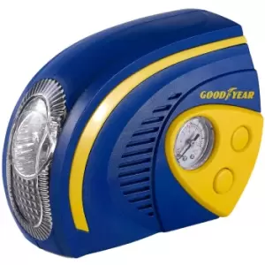 Image of Vivo Goodyear 2 In 1 Tyre Air Compressor Inflator With LED Light