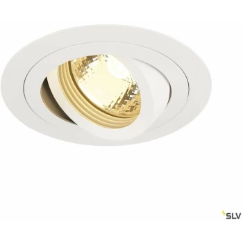 Image of SLV - New Tria Indoor Light, Ceiling Light Socket Inside 11 x 9.3 x 9.3cm (W x D x H) White - White