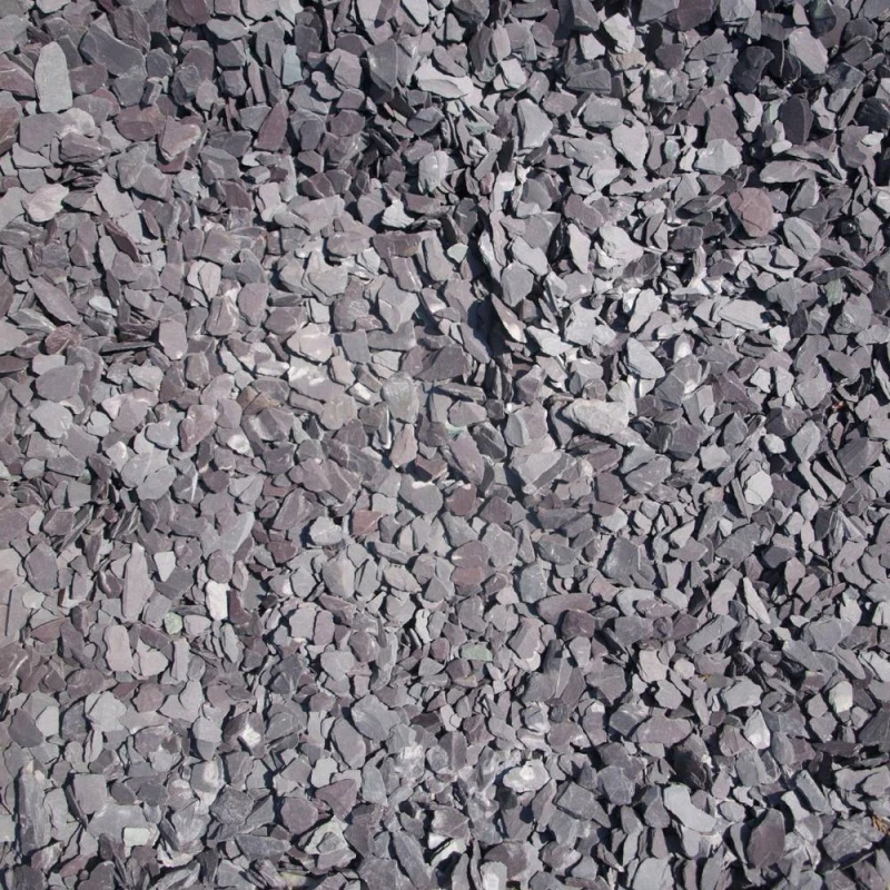 Image of Buttercup Farm 20mm - Blue Slate Decorative Stone - Premium Aggregate BulkBag 850 Kg in Grey Grey Unisex