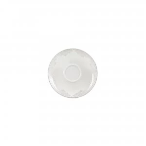 Image of Denby Monsoon Filigree Silver Tea Saucer