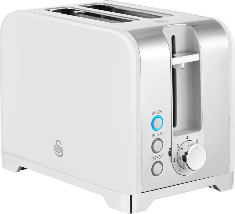 Image of Swan Solace ST19031WHT 2 Slice Toaster - White