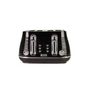 Image of Haden Devon 4 Slice Toaster 204448 in Black