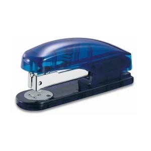 Image of 5 Star Office Half Strip Stapler 20 Sheets Blue Transparent
