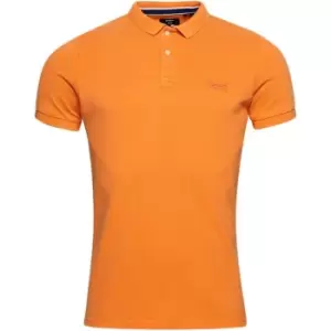 Image of Superdry VT Dust Polo Shirt - Orange