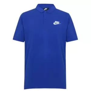 Image of Nike Match Pique Polo Shirt Mens - Blue