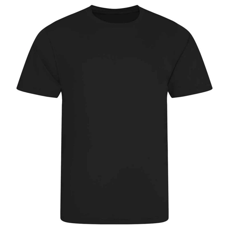 Image of AWDis Cool Mens Smooth T-Shirt in Black Size: XS Black Male XS