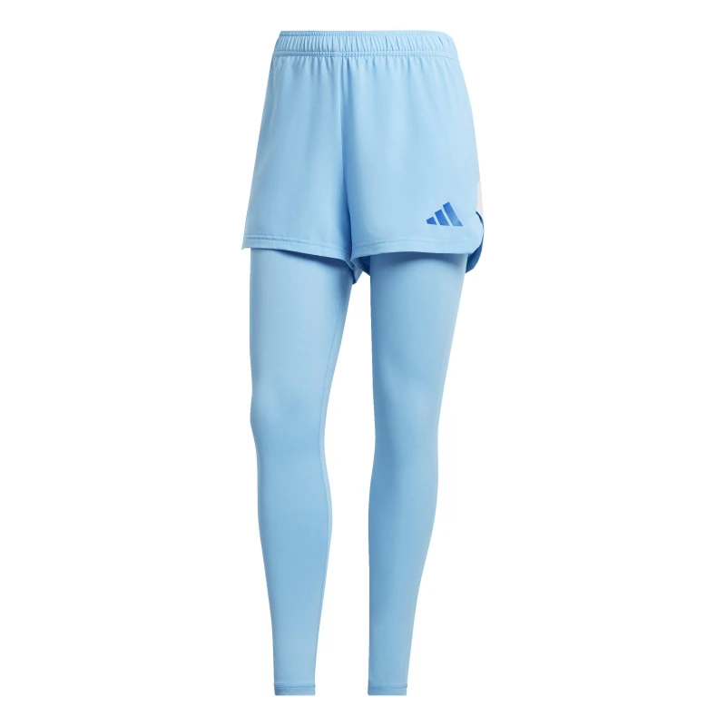Image of adidas Womens Baselayer Leggings Semi Blue Burst female 10 (S)