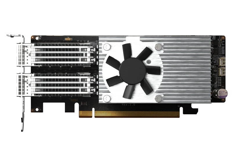 Image of QNAP QNAP QXG-100G2SF-E810 network card Internal Fiber 100000 Mbps QXG-100G2SF-E810