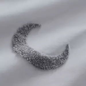 Image of Home Crescent Tufted Twilight Duvet Cover Sets White King Size Bedding Bed Set Bedroom - White - Portfolio