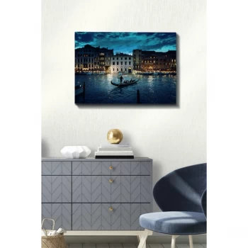 Image of Kanvas Tablo (50 x 70) - 182 Multicolor Decorative Canvas Painting