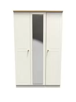 Image of Swift Grove 3 Door Mirror Wardrobe