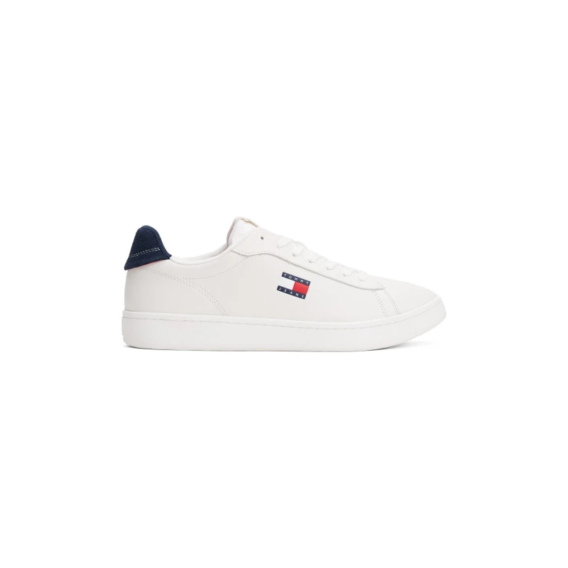 Image of Tommy Jeans Mens TJ Archive 98 Low-Top Trainers White/Navy male 7 (41)