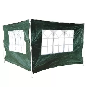 Image of Outsunny 3x2 m Canopy Gazebo Marquee Replacement Side Panel-Green
