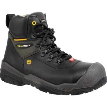 Image of 1828 Jalas Jupiter Mens Black Safety Boots - Size 6