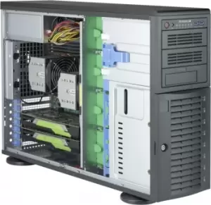 Image of Supermicro CSE-743AC-1K26B-SQ computer case Full Tower Black 1200 W