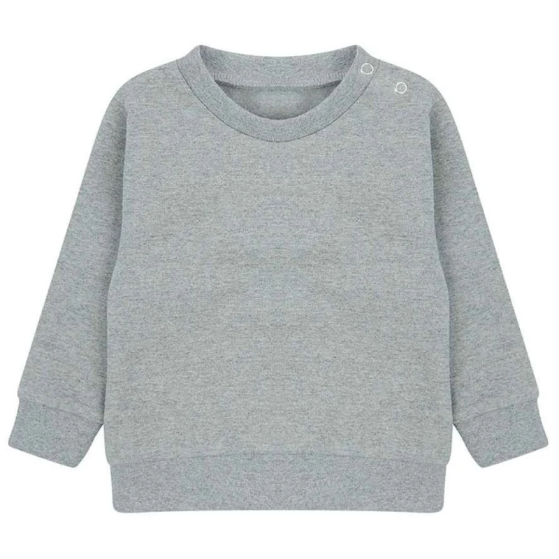 Image of Larkwood Plain Sweatshirt in Grey Size: 3-4 Years Grey Unisex 3-4 Years