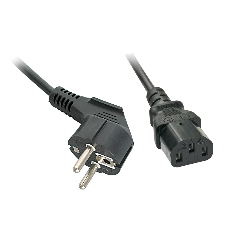 Image of Lindy 30334 power cable Black 0.7 m Power plug type A IEC C13