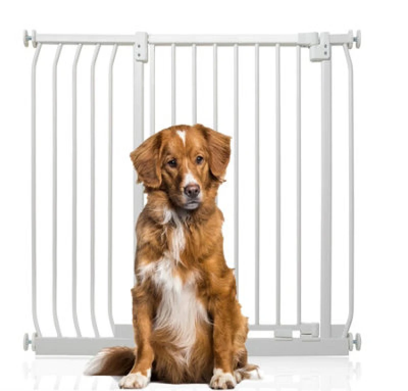 Image of Bettacare Extra Tall Elite Dog Gate, 98Cm - 107Cm, Matt White, Extra Tall 96.8Cm In Height, Pressure Fit Pet Gate