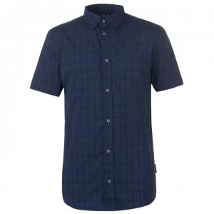 Image of Jack Wolfskin Ray Stretch Shirt Mens - Night Blue Chec