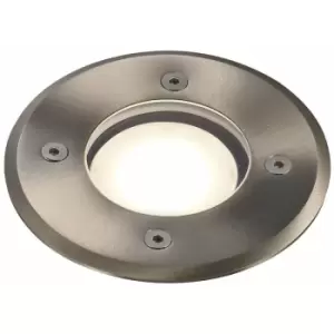 Image of Nordlux Pato Round Outdoor Recessed Floor & Decking Stainless Steel, GU10, IP65