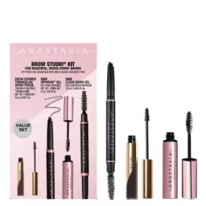 Image of Anastasia Beverly Hills Brow Studio Kit (Various Shades) - Ebony