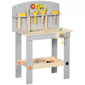 Image of Homcom Kids Wooden Workbench (31 Pieces)