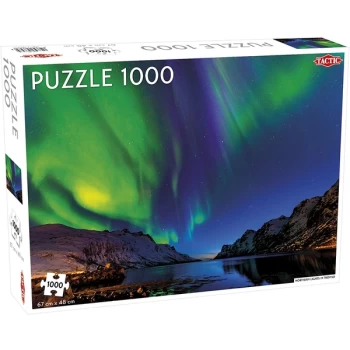 Image of Tactic Northern Lights in Tromso Jigsaw Puzzle - 1000 Pieces