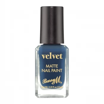 Image of Barry M Velvet Nail Paint - Silent Cove Navy Blue