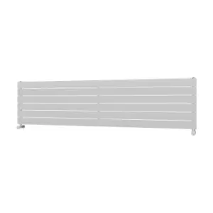 Image of Ximax Vertirad Satin White Horizontal Designer Panel Radiator, (W)1800mm X (H)445mm